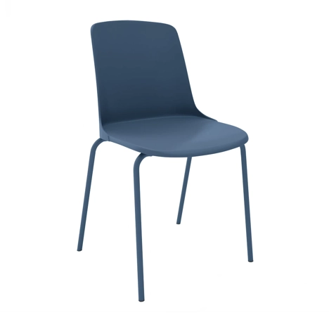 UNO Conference Chair with Colour Matched Frame - Blue