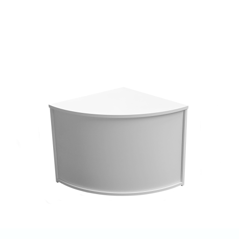 Reception Units - Corner Unit - W800 x D800 x H726mm - White