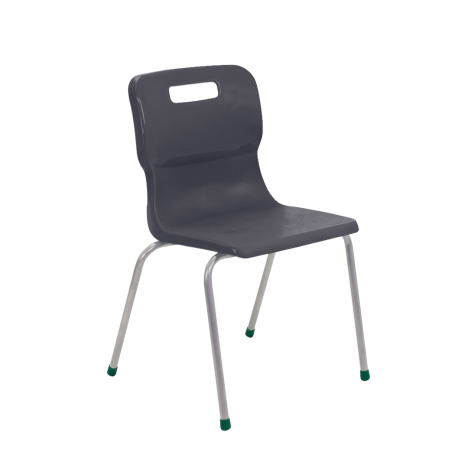 Titan 4 Leg Chair - Size 3 - Charcoal
