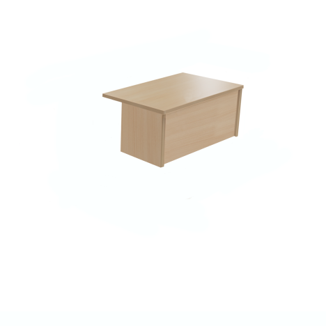 Reception Units - Hood Unit - W800 x D300 x H405mm - Beech