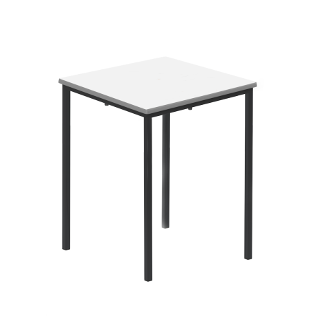 Titan Square Classroom Tables - 600 x 760mm - White