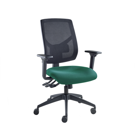 Vision High Back Mesh Chair - Adjustable Arms - Montserrat