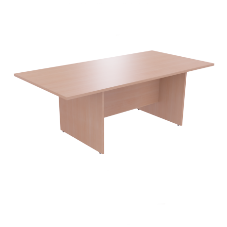 Platinum Range Conference Table - Straight Legs - Beech