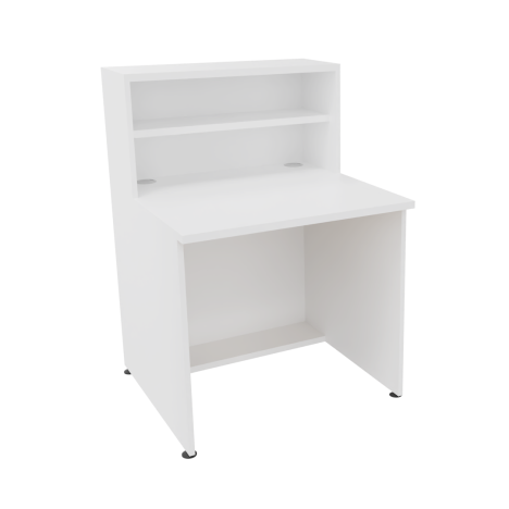Reception Units - Base + Hood Unit - W800 x D800 x H726mm - White