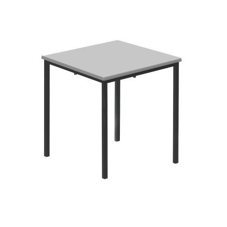 Titan Square Classroom Tables - 600 x 640mm - Grey