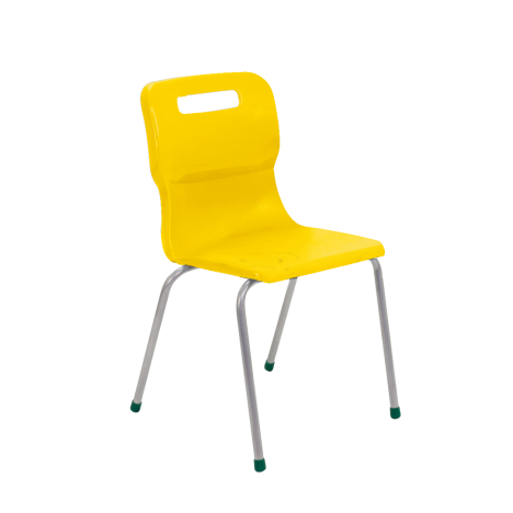 Titan 4 Leg Chair - Size 2 - Yellow