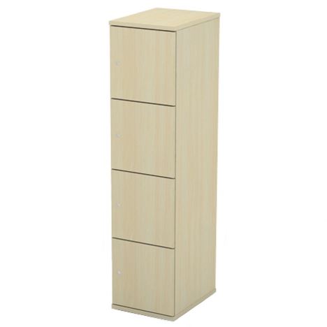 Wooden Personal Lockers - Four Door