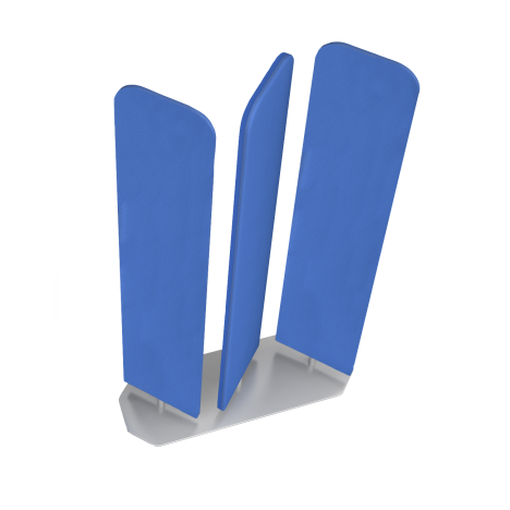 Piano Keys Acoustic Screen - Blue