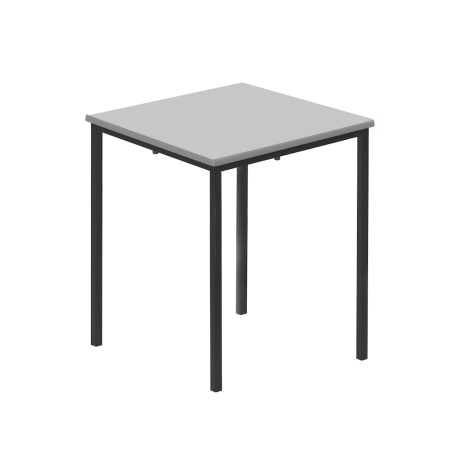 Titan Square Classroom Tables - 600 x 710mm - Gray
