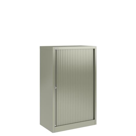 Essentials Tambour Cupboards - 1570mm - Goose Grey