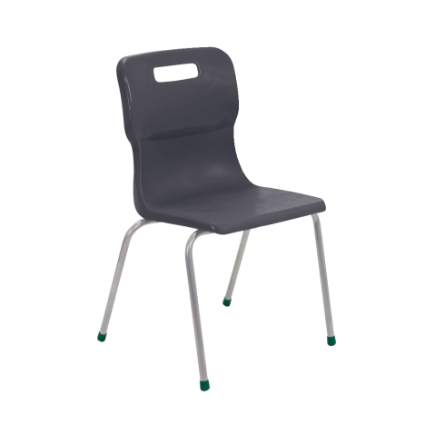 Titan 4 Leg Chair - Size 4 - Charcoal