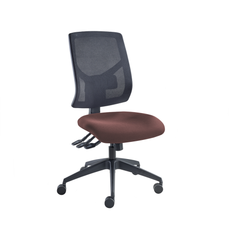 Vision High Back Mesh Chair - No Arms - Guyana