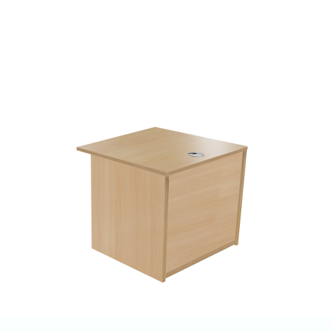 Reception Units - Base Unit - W800 x D800 x H726mm - Oak