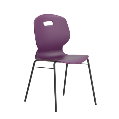 Arc 4 Leg Chair with Brace - Size 6 - Grape