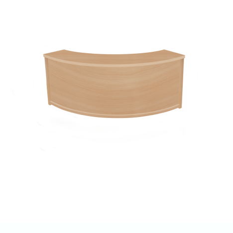 Reception Units - Corner Hood - W800 x D800 x H726mm - Beech