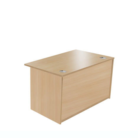 Reception Units - Base Unit - W1600 x D800 x H726mm - Oak
