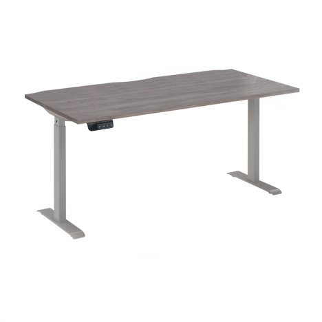 Elev8 Economy Sit-Stand Desk - 1400 - Grey Oak