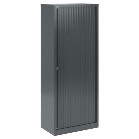 Essentials Tambour Cupboards - 1970mm - Anthracite