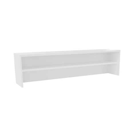 Reception Units - Hood Unit - W1600 x D300 x H405mm - White