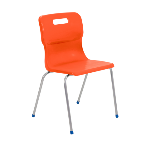 Titan 4 Leg Chair - Size 6 - Orange