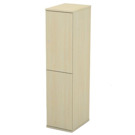 Wooden Personal Lockers - Two Doors