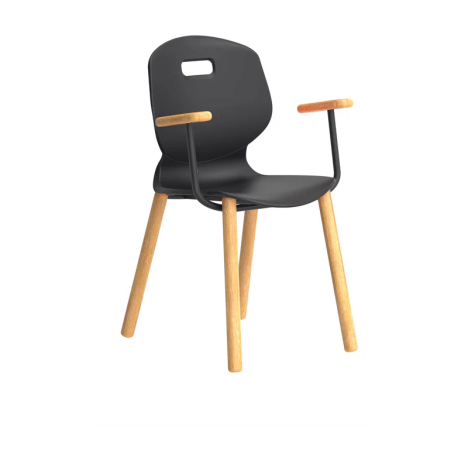 Titan Arc Wooden Four Leg Frame with Arms - Size 5 - Anthracite