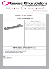 DATA SHEET - Connex Double Cable Tray (COU14DCT)