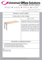 DATA SHEET - Connex add on Units (Single) (CO148-SB)