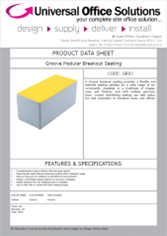 DATA SHEET - Groove Modular Breakout Seating (GR03)