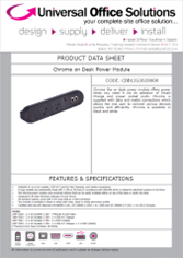 DATA SHEET - Chroma on Desk Power Module (2A0)
