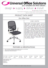 DATA SHEET - Zico Office Chair (CH0799)