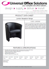 DATA SHEET - London Reception Range (LON5000)