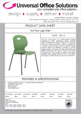 DATA SHEET - Arc 4 Leg Chair (TA1_5)