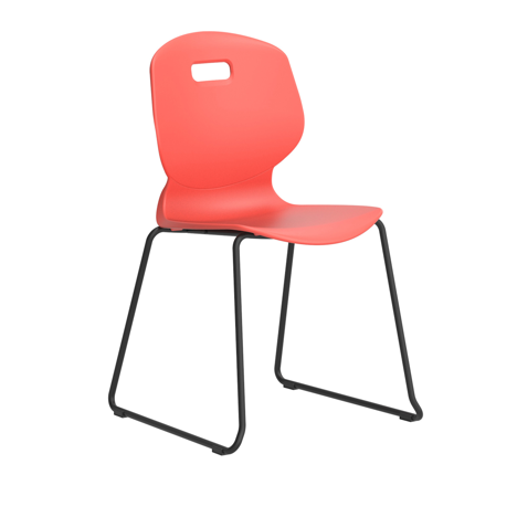 Arc Skid Chair - Size 5 - Coral