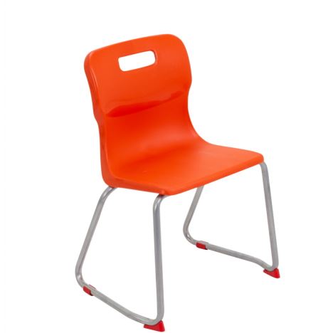 Titan Skid Base Chair - Size 4 - Orange