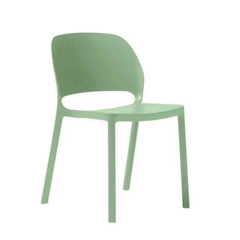Contra One Piece Polypropylene Chair - Green