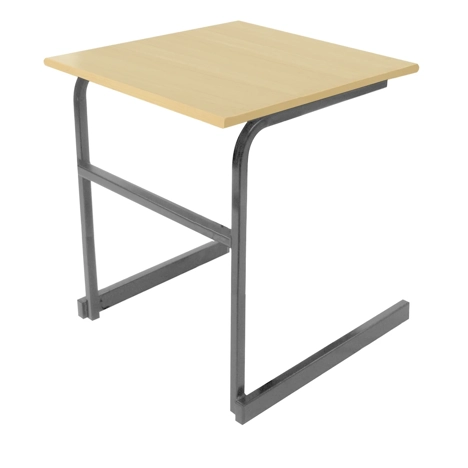 Heavy Duty Cantilever Exam Desk - Dark Grey Legs - Kobey Ash