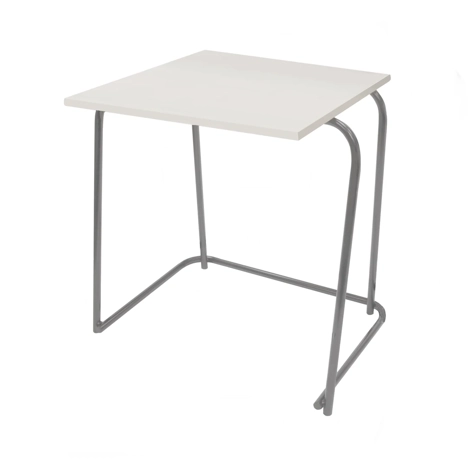 Heavy Duty Nesting Exam Desk - Dark Grey Frame - Light Grey