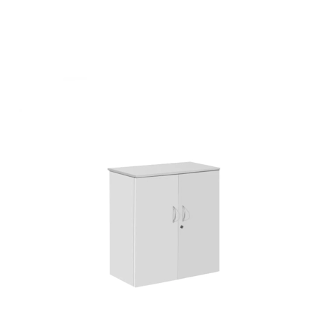 Double Door Lockable Storage Cupboards - 800mm - Grey