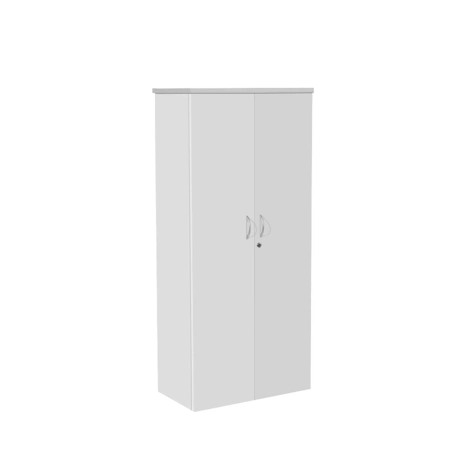 Double Door Lockable Storage Cupboards - 1600mm - Grey