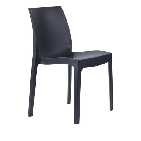 Strata Polypropylene Chairs - Anthracite