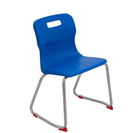 Titan Skid Base Chair - Size 4 - Blue