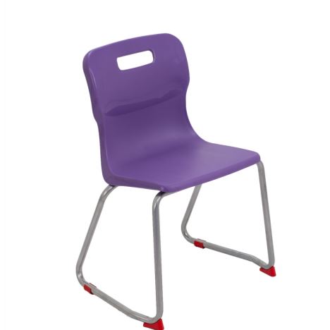 Titan Skid Base Chair - Size 4 - Purple