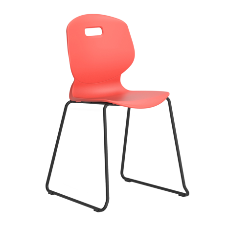 Arc Skid Chair - Size 6 - Coral