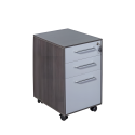 Nero - Executive 3 Drawer Mobile Under Desk Pedestal