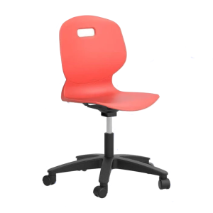 Arc Swivel Chair - Coral