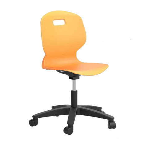 Arc Swivel Chair - Marigold