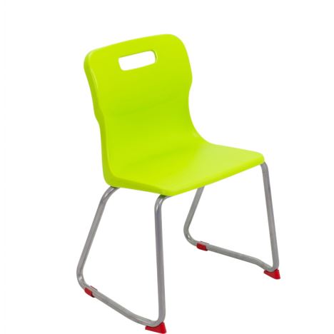 Titan Skid Base Chair - Size 4 - Lime