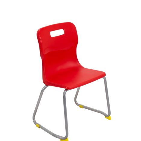 Titan Skid Base Chair - Size 3 - Red
