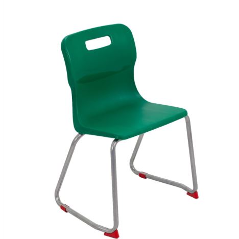 Titan Skid Base Chair - Size 4 - Green